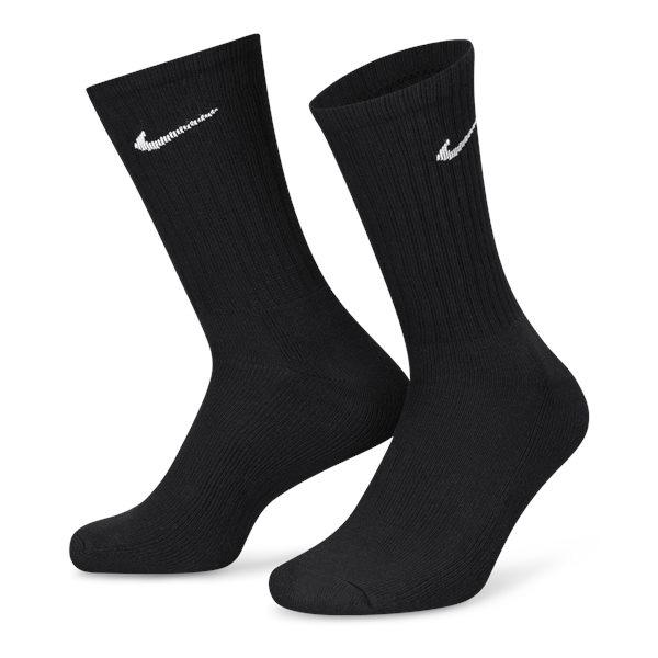 Nike Cushioned Crew Socks Black/White